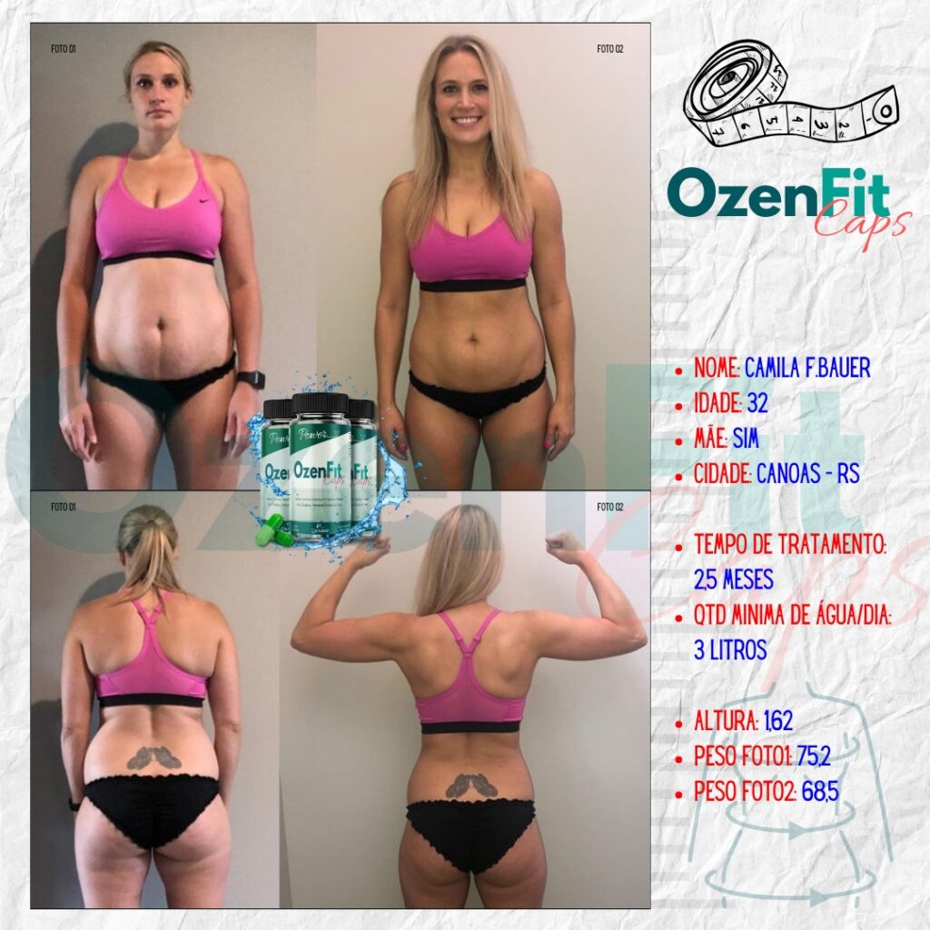 Suplemento natural Ozen Fit para ativar o metabolismo feminino